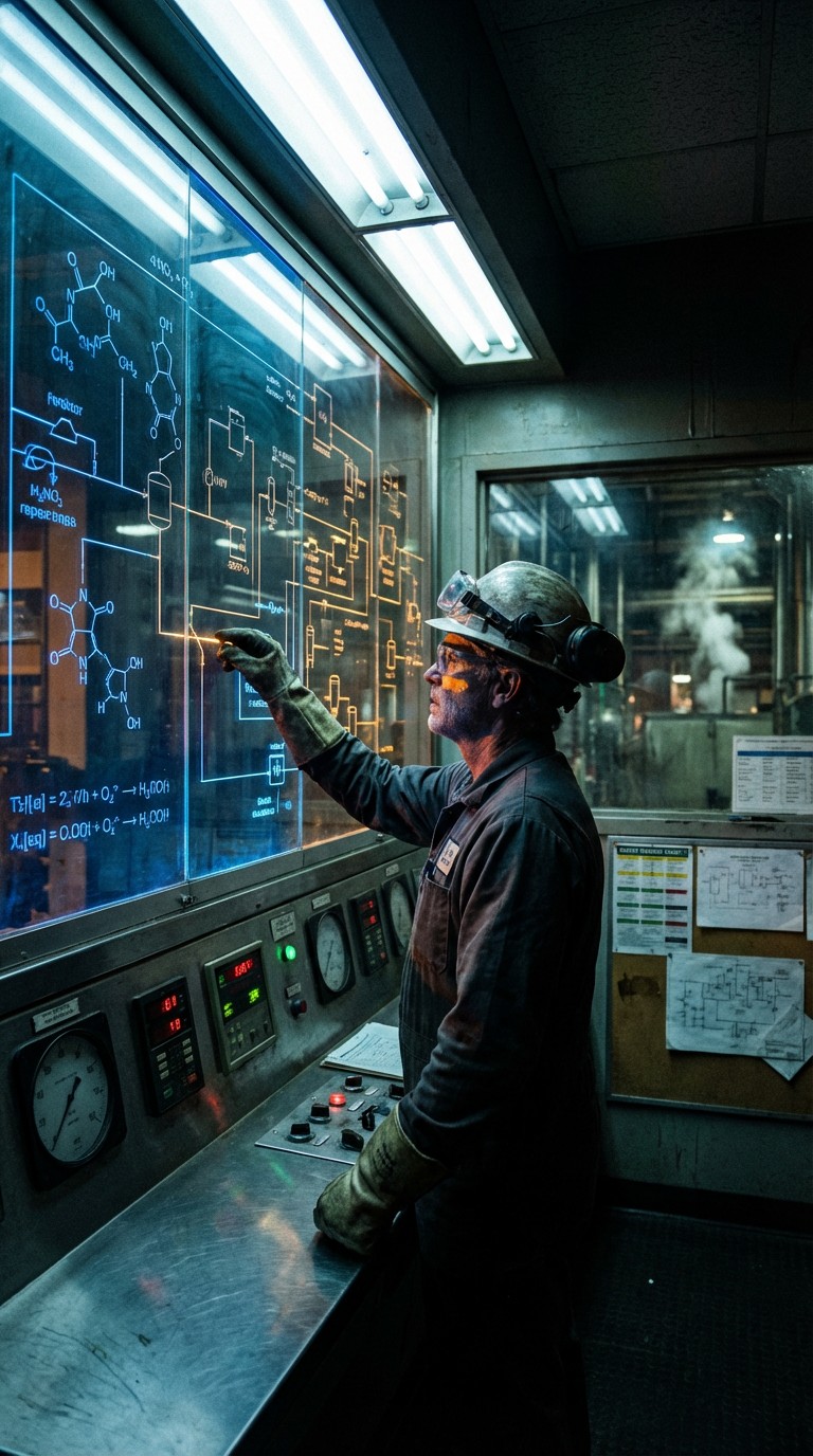 Monitor Process First Hand Image Free Monitoring Chemical Processes Image - Technician, Worker ...