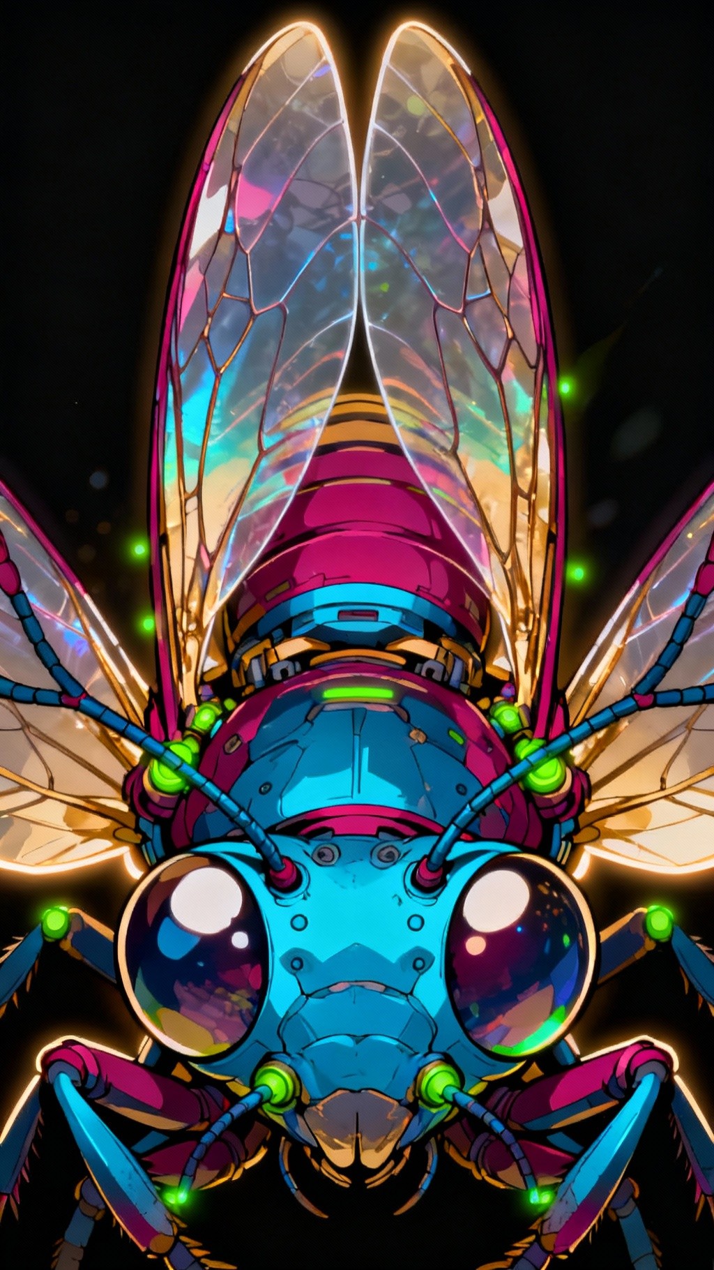 Free Iridescent Anime Insect Image - Insect, Anime, Illustration ...