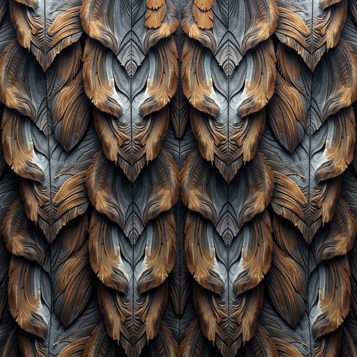 Free Flowing Feather Geometry Image - Abstract, Geometric, Feather ...