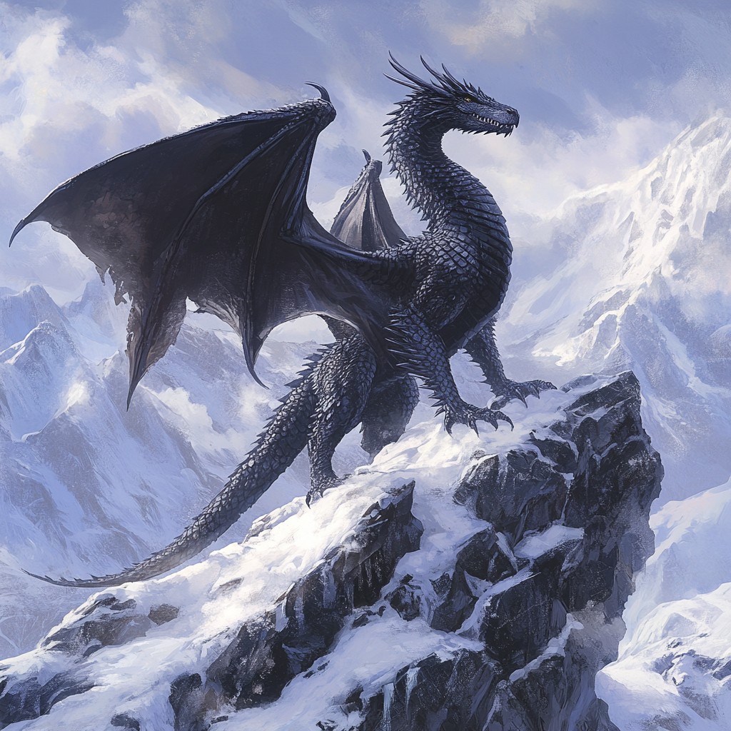 Free Majestic mountain dragon Image - Dragon, Mountain, Snow | Download ...