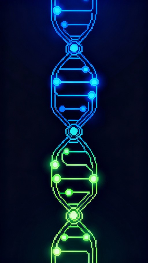 Free Glowing Biological Circuits Image - Pixel, Dna, Circuit | Download ...