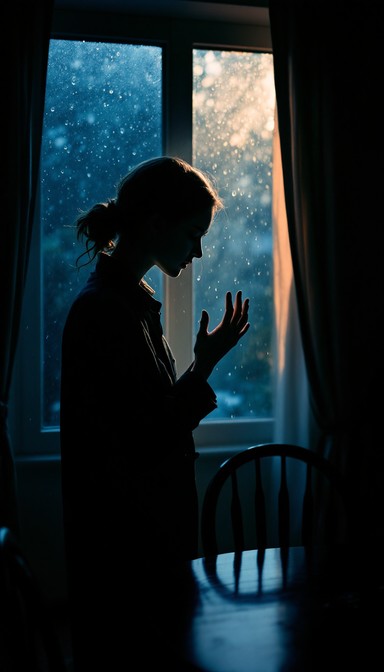 Free Silhouette Against Rain Image - Silhouette, Rain, Window ...