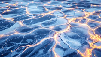 Free Illuminated Ice Patterns Image - Ice, Frozen, Crystalline ...