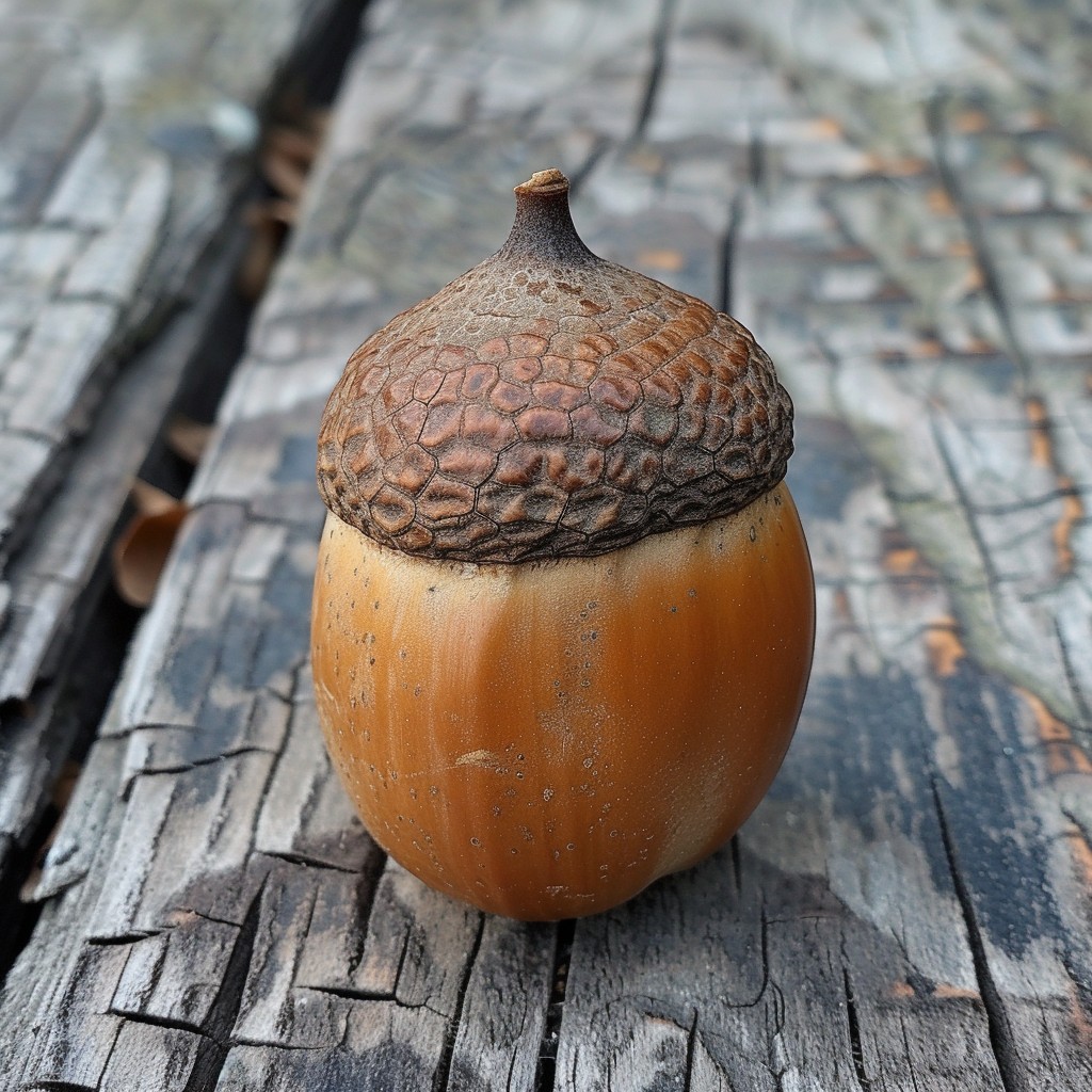 Free Acorn on Wood Image - Acorn, Wood, Autumn | Download at StockCake