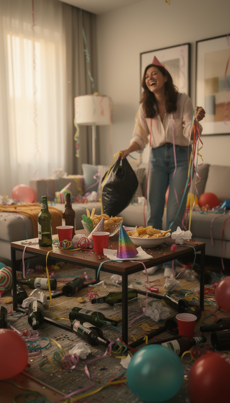 Clean Up Party Inventation Example Free Party Cleanup Joy Image - Party, Celebration, Aftermath | Download ...