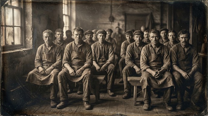 Free Weary Workers Resting Image - Laborers, Workers, Industrial ...