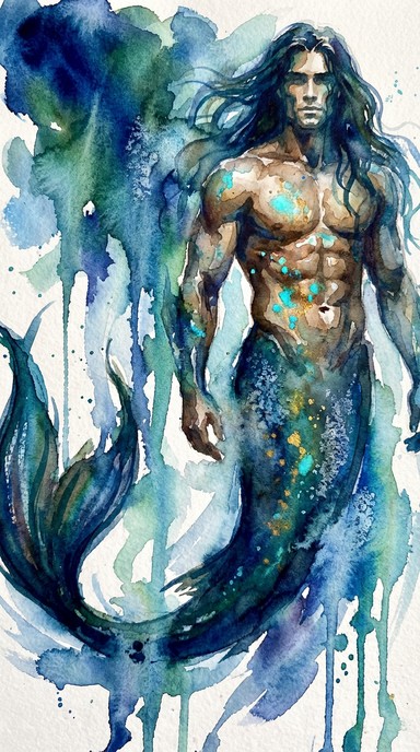 Mermen Creature Free Mythical Ocean Creature Image - Merman, Underwater, Fantasy ...