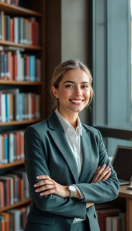 Free Knowledge Meets Style Image - Professional, Library, Success ...