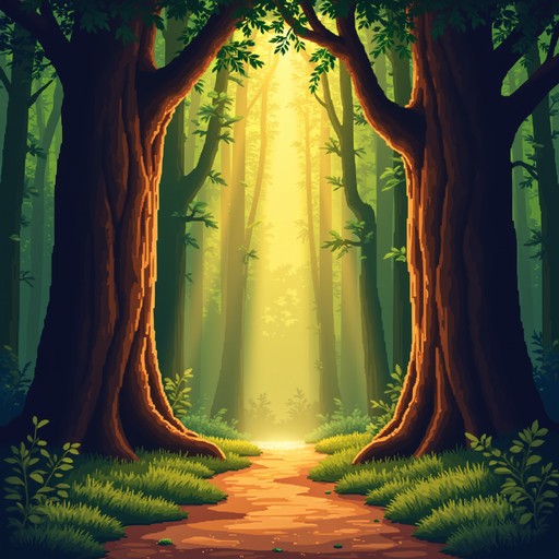 Free Enchanted Forest Path Image - Forest, Sunbeams, Path | Download at ...