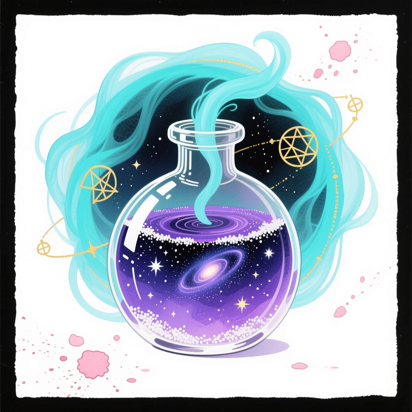 Free Cosmic Potion Magic Image - Potion, Cosmic, Watercolor | Download ...