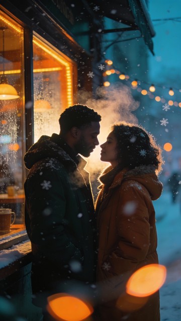 Cold Spring Romantic Free Snowy Love Story Image - Romance, Couple, Winter | Download at ...
