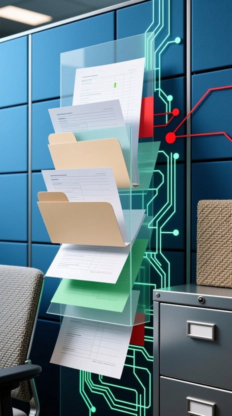 Free Digital Document Flow Image - Documents, Folders, Organization ...