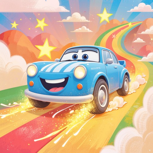 Free Happy Blue Racer Image - Car, Cartoon, Illustration | Download at ...
