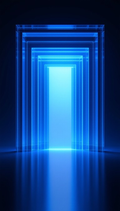 Blue Rectangular Portal Free Luminous Blue Portal Image - Portal, Blue, Geometric | Download at ...