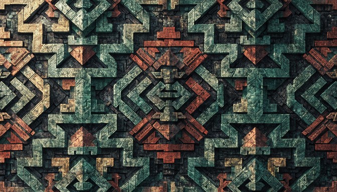 Free Ancient Mayan Geometry Image - Pattern, Geometric, Mayan ...