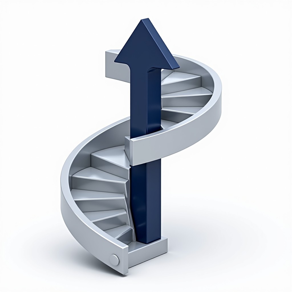 Prominence Path Free Spiral Progress Path Image - Staircase, Spiral, Geometric ...