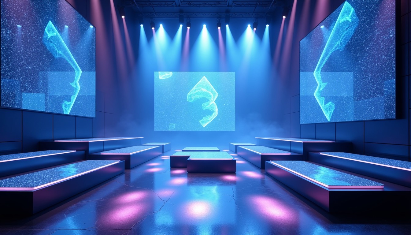 Free Futuristic Digital Stage Image - Futuristic, Holographic, Stage ...