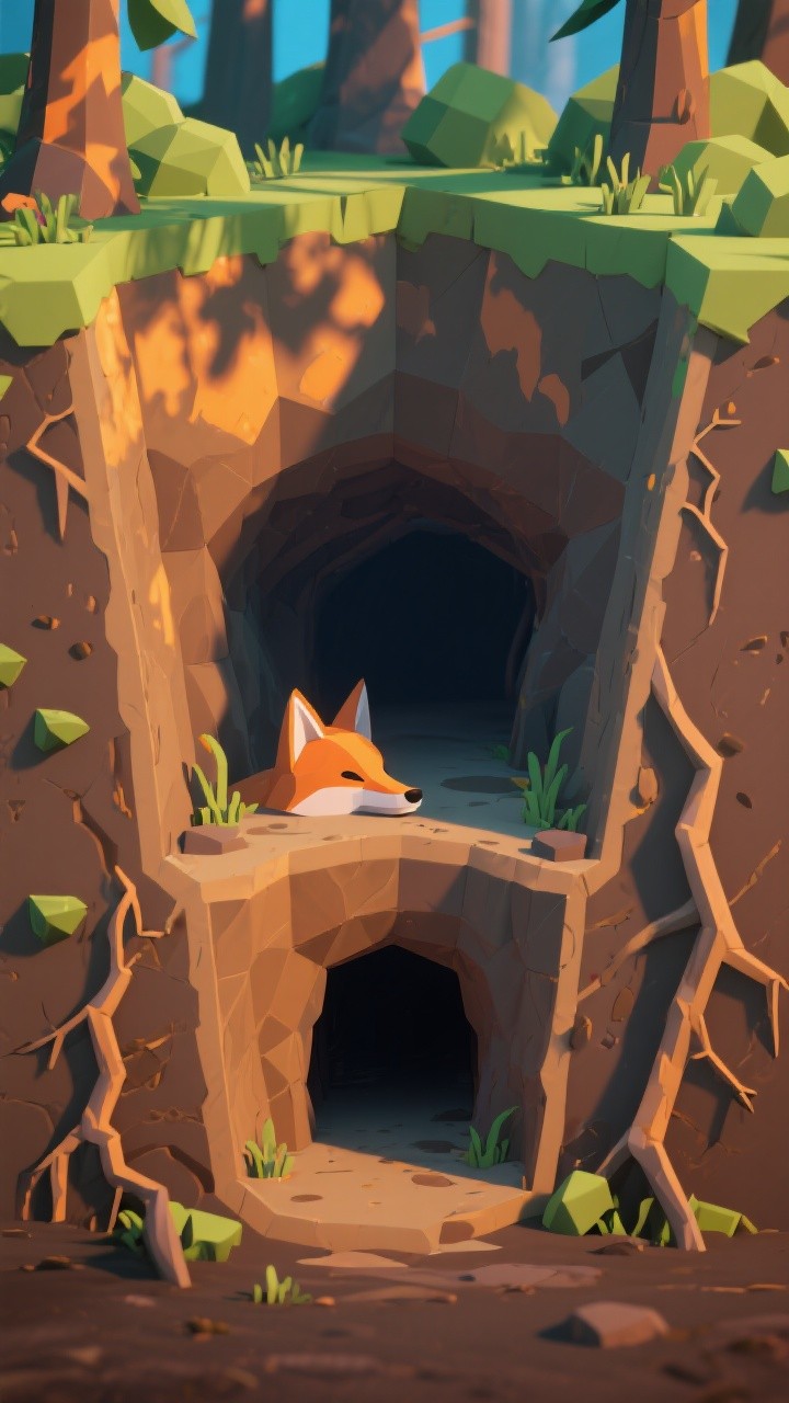 Free Cozy Vulpine Burrow Image - Fox, Den, Burrow | Download at StockCake