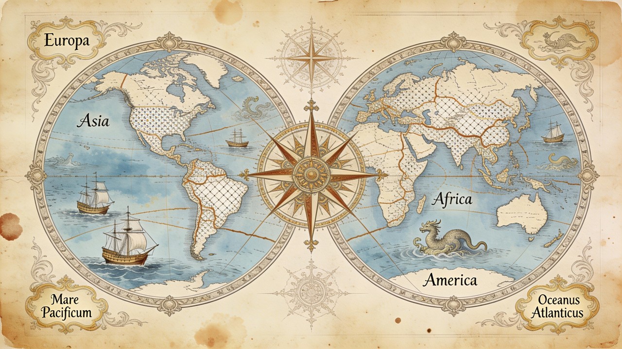 Free Vintage World Cartography Image - Vintage, Cartography, Map ...