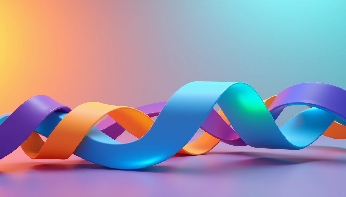 Free Flowing Color Ribbons Image - Ribbons, 3d, Colorful | Download at ...