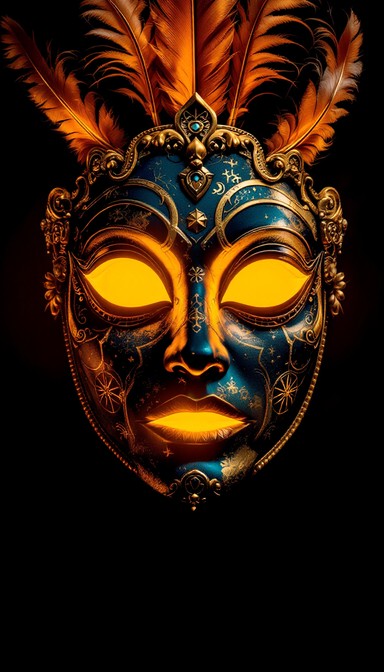 Free Glowing Ceremonial Mask Image - Mask, Ceremonial, Glowing ...
