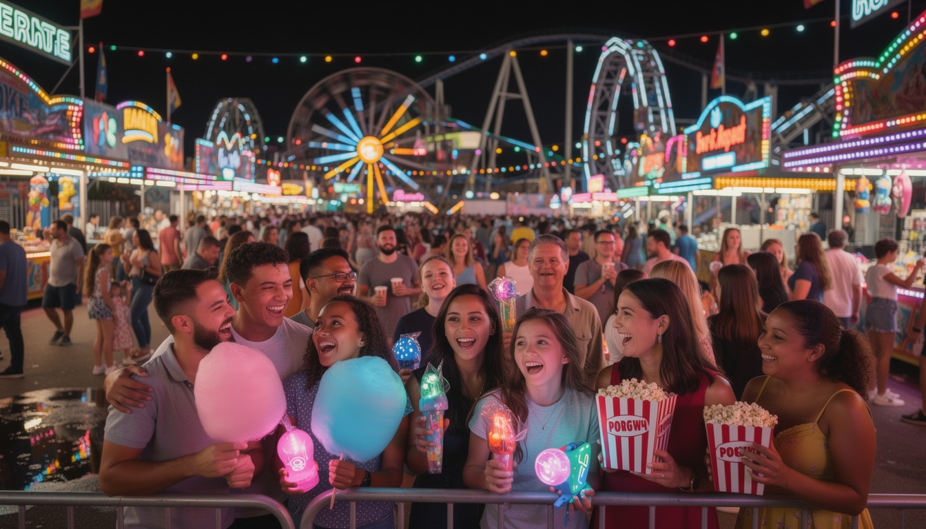 Free Carnival Night Fun Image - Carnival, Fair, Funfair | Download at ...