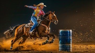 Free Dynamic Barrel Racing Image - Horse, Cowgirl, Rodeo | Download at ...