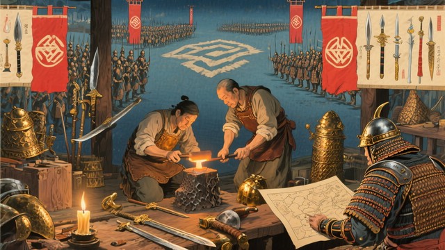 Working Samurai Free Forging Samurai Legacy Image - Craftsmen, Samurai, Forge ...