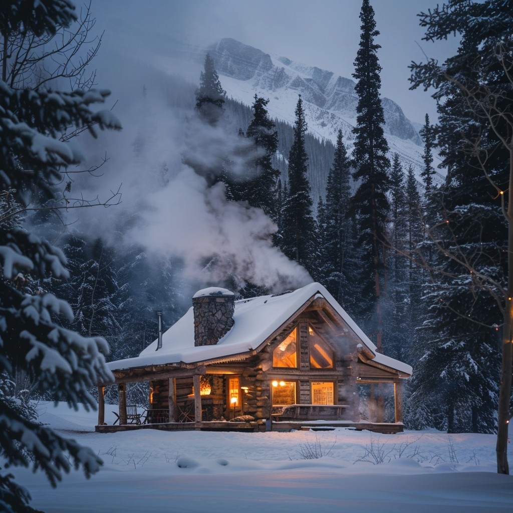 Free Cozy Winter Cabin Image - Winter, Cabin, Snow | Download at StockCake