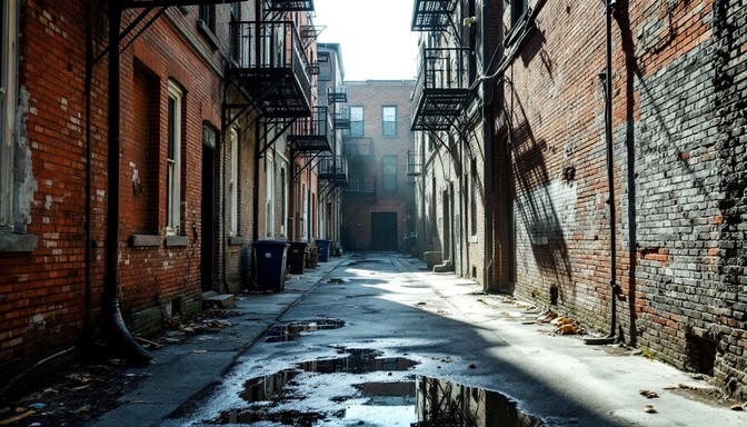 Free Moody Urban Corridor Image - Urban, Alley, Brick | Download at ...