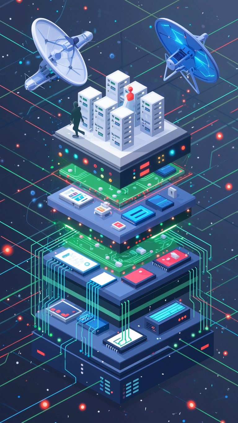 Free Digital Evolution Tower Image - Technology, Pixel, Quantum ...
