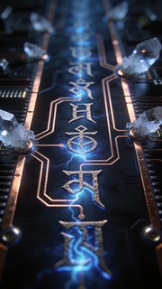 Free Ancient Cyber Runes Image - Technology, Runes, Symbols | Download ...