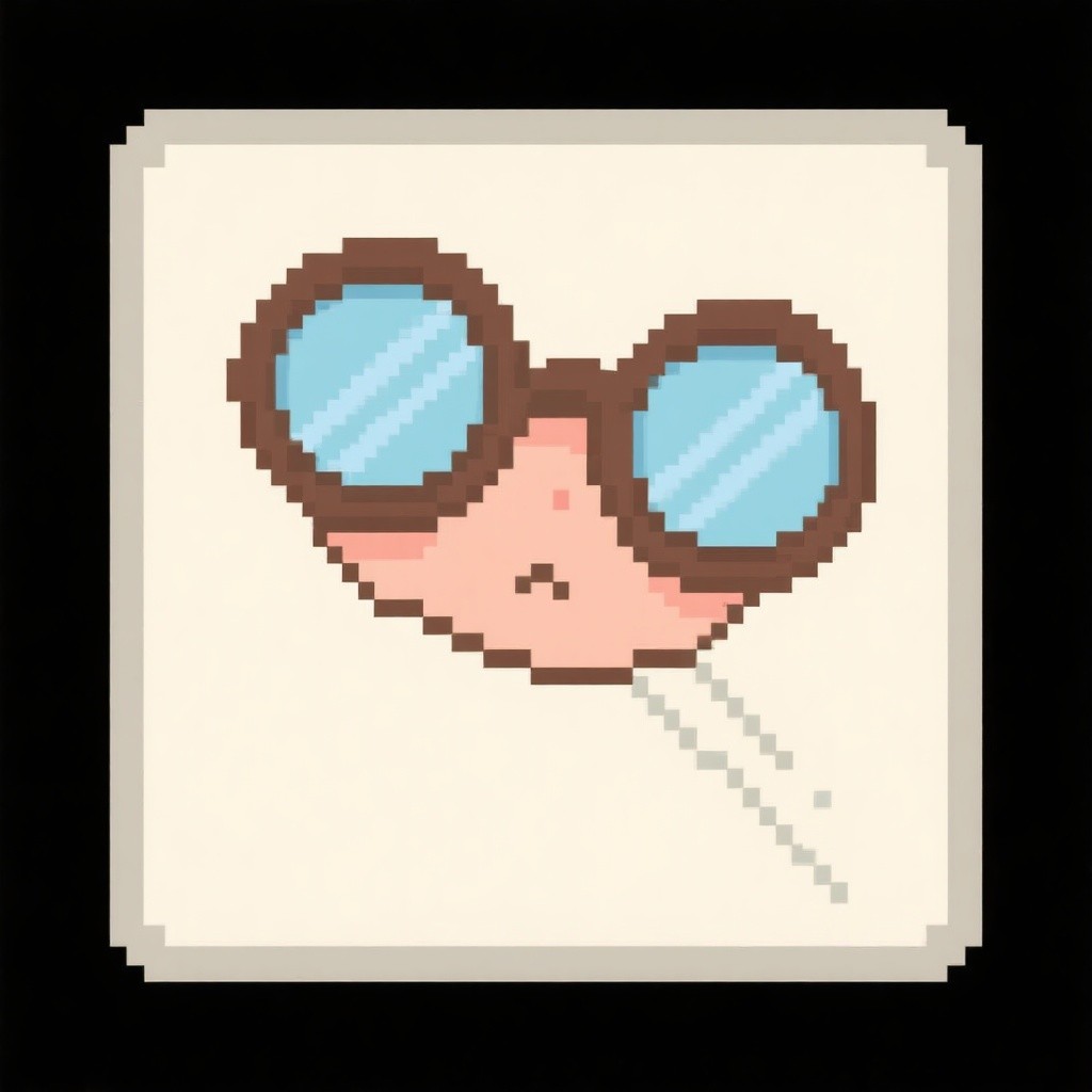 Free Sliding Pixel Glasses Image - Pixelart, Glasses, Spectacles ...