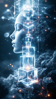 Quantique Machine Math Mind Free Mind Meets Mathematics Image - Consciousness, Geometric, Digital ...