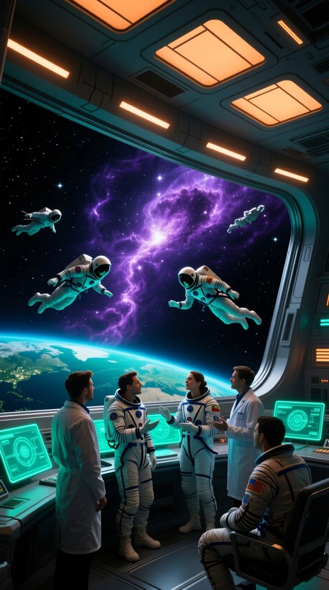 Free Floating Beyond Earth Photo - Astronauts, Scientists, Space ...