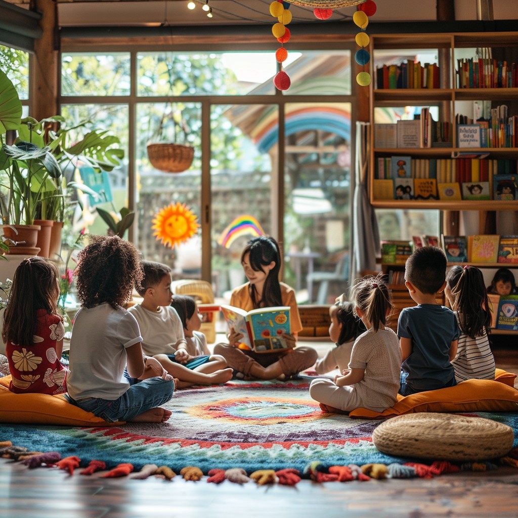 Storytime Setup Library Free Storytime Session Indoors Image - Storytime, Library, Children ...