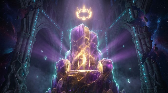 Free Divine Crystalline Throne Image - Throne, Fantasy, Crystal ...