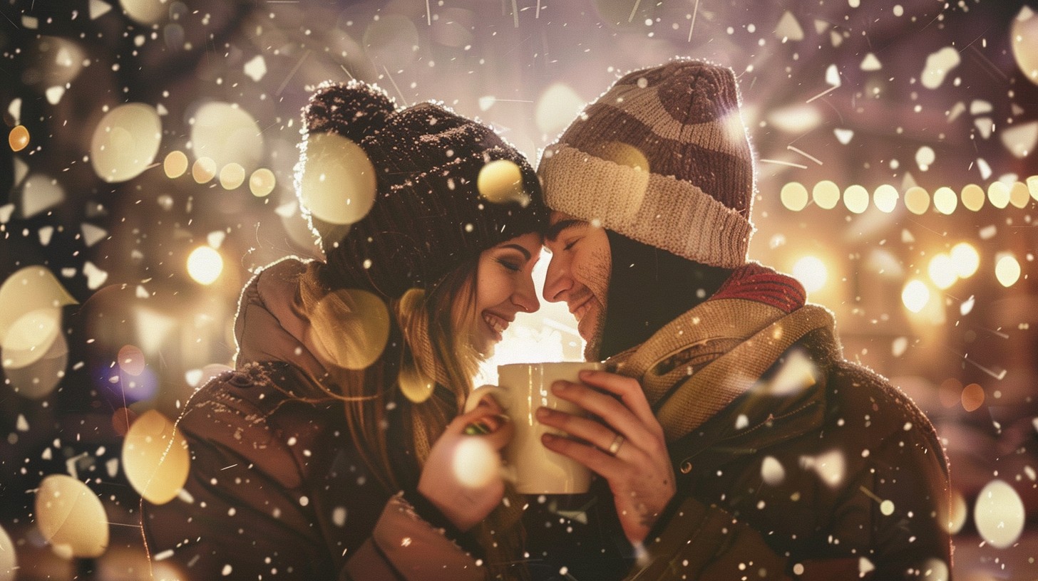 Cold Spring Romantic Free Snowy winter romance Image - Winter, Romance, Couple | Download at ...