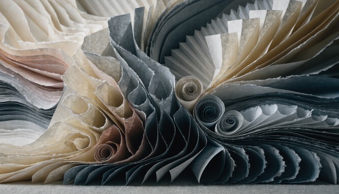 Free Folded Paper Waves Image - Paper, Sculpture, Abstract | Download ...
