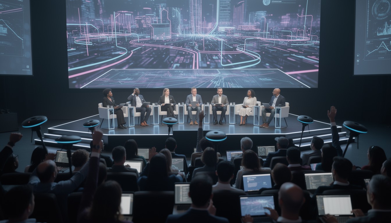 Free Future Tech Summit Image - Technology, Conference, Futuristic ...