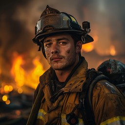 Free Firefighter in Action Image - Firefighter, Blaze, Hero | Download ...