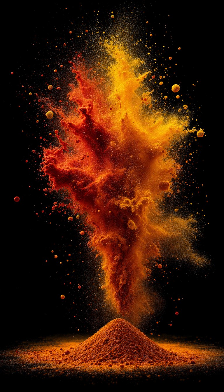 Free Explosive Spice Volcano Image - Explosion, Spice, Powder ...