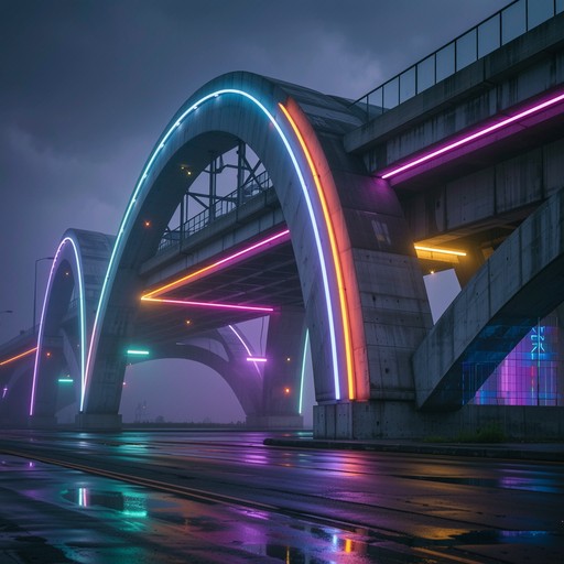 Free Neon Bridge Architecture Image - Bridge, Neon, Cyberpunk ...