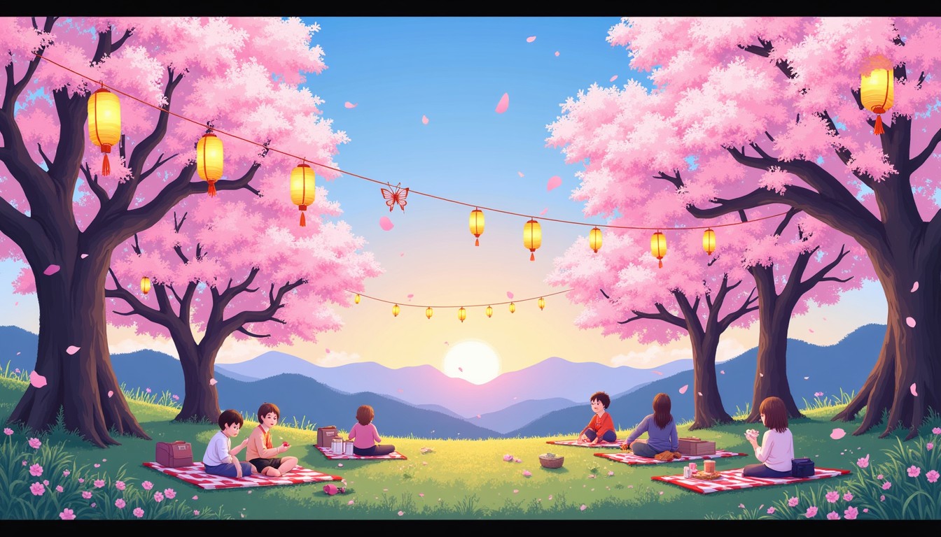 Free Cherry Hanami Celebration Image - Hanami, Sakura, Cherry ...