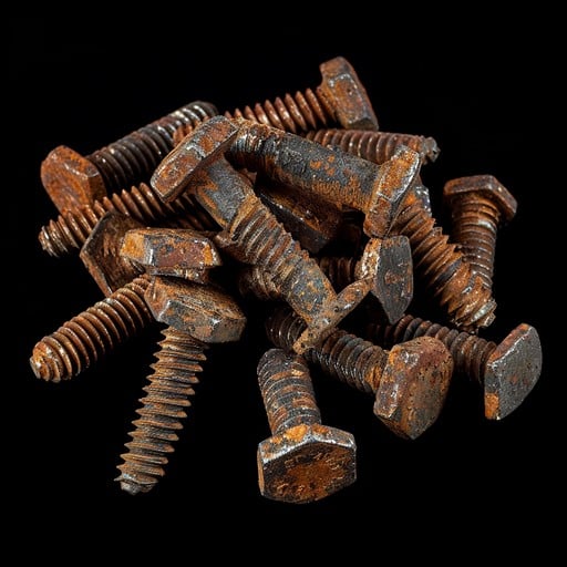 Free Rusty Bolts Pile Image | Download at StockCake