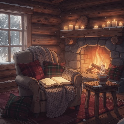 Fireside Rocking Chair Reading Free Fireside reading retreat Image - Cozy, Fireplace, Reading ...