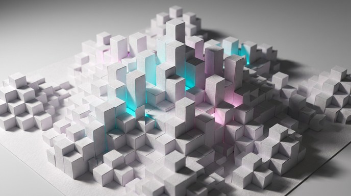 Free Pixelated Paper Landscape Image - Paper, Sculpture, Pixel ...