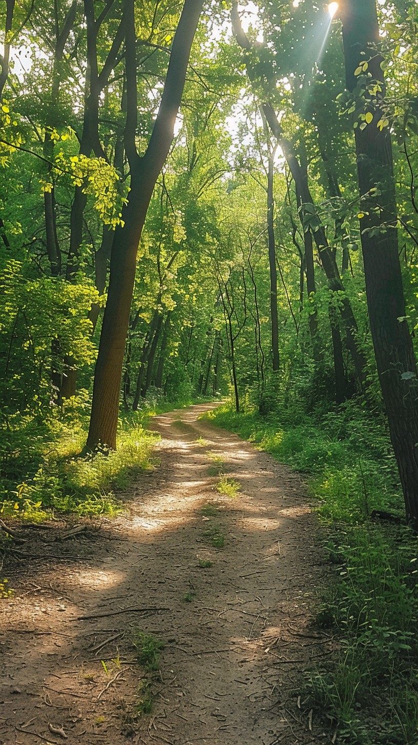 Free Serene Forest Path Photo - Forest, Path, Sunlight | Download at ...