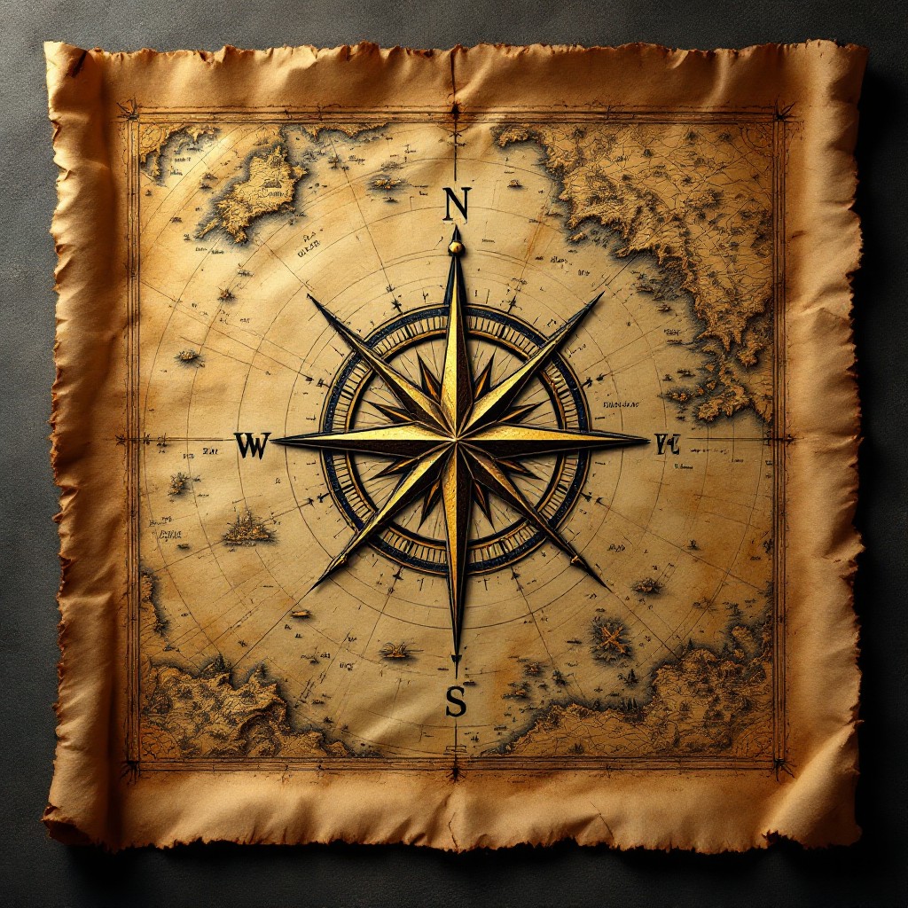 Free Ancient Compass Map Image - Compass, Map, Parchment | Download at ...