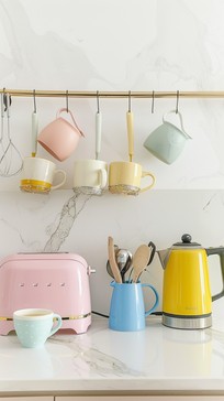 Free Colorful Kitchen Accessories Image - Kitchen, Colorful ...